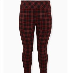 NWT Torrid Pixie Pants Red Plaid